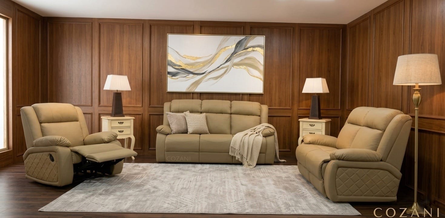 SOFA AUSTIN 32+RECLINER
