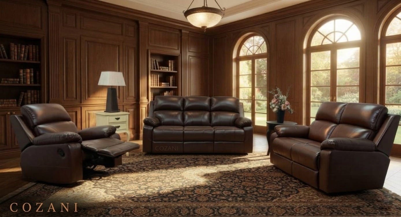 SOFA AMBER 32+RECLINER